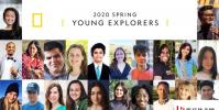 国家地理学会宣布2020年春季年轻探险家