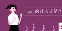教育资讯:can的过去式是什么呢