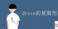 教育资讯:dress的复数形式