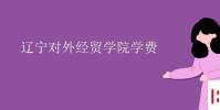 教育资讯:辽宁对外经贸学院学费
