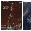 冥王星的山脉被雪覆盖着但出于与地球不同的原因