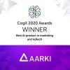 Aarki被CogX 2020评选为市场营销和Adtech最佳AI产品