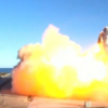 SpaceX星舰着陆时发生爆炸