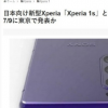 从曝光的图片来看该机在外观上采用了与Xperia 1差不多的设计