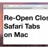 如何以简单的方法重新打开Safari for Mac中最近关闭的选项卡