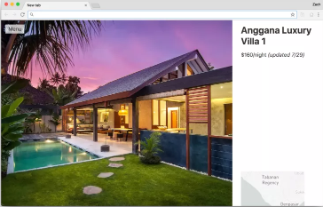 在每个新浏览器标签中发现要访问的Airbnb位置