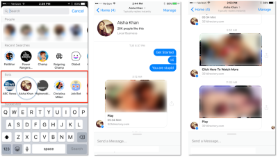 Facebook Messenger一直在推荐假色情clickbait机器人