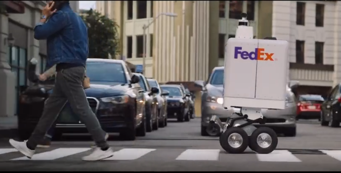 FedEx推出自动送货机器人