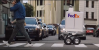 FedEx推出自动送货机器人