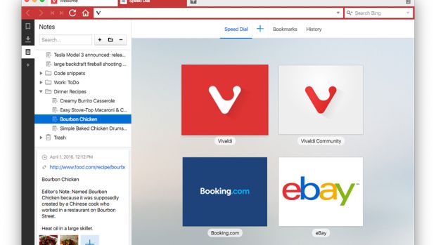 Vivaldi 1.2增加了自定义鼠标手势和更智能的选项卡选项