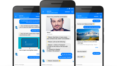 Ask Wiz在Facebook Messenger上推出由人类驱动的技术支持机器人
