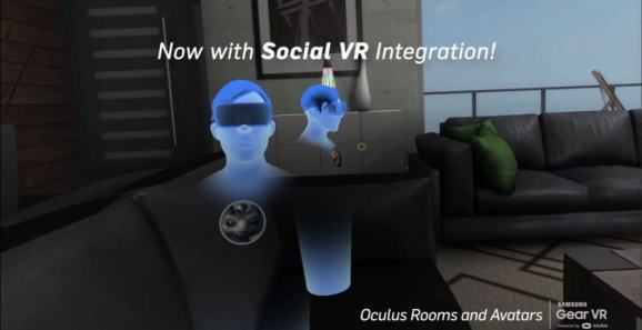三星Gear VR的最新社交功能让朋友们在Oculus Rooms一起观看Hulu