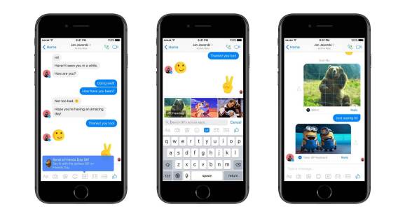 Facebook标志着13年的新朋友日视频和Messenger GIF