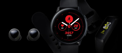 三星泄漏了Galaxy Buds，Galaxy Fit和Galaxy Watch Active可穿戴设备