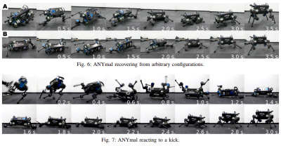 AI教授四足机器人如何在坠落时恢复