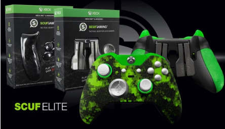 Xbox One Elite控制器获得Scuf Gaming的全新独家配件