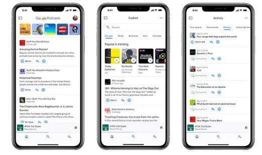 谷歌播客应用首次登录iOS