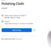 一块清洁Apple设备的布将花费您19美元