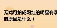 无戏可拍成网红的明星有哪些(他们无戏可拍的原因是什么)