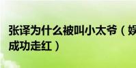 张译为什么被叫小太爷(娱乐圈沉浮多年终于成功走红)