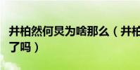 井柏然何炅为啥那么(井柏然与何炅是在一起了吗)