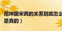 尼坤跟宋茜的关系到底怎么样(希望这一切不是真的)