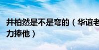 井柏然是不是弯的(华谊老板王中磊为什么会力捧他)