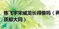 陈飞宇宋威龙长得像吗(两人年龄只差一岁气质却大同)