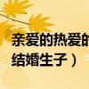 亲爱的热爱的结局是什么（原著中两人不久的结婚生子）