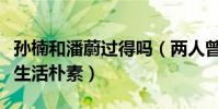 孙楠和潘蔚过得吗(两人曾经疯狂秀恩爱现在生活朴素)