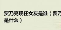 贾乃亮现任女友是谁(贾乃亮李小璐离婚原因是什么)