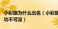 小彩旗为什么出名(小彩旗能上春晚她的姨妈功不可没)