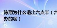陈翔为什么退出六点半(六点半是不是陈翔创办的呢)