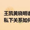 王凯黄晓明谁帅（黄晓明与王凯是怎么认识的私下关系如何）