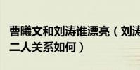 曹曦文和刘涛谁漂亮(刘涛曹曦文有过合作吗二人关系如何)