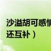 沙溢胡可感情怎么样（女大三抱金砖关键性格还互补）