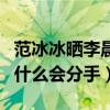范冰冰晒李晨对戒是什么梗（范冰冰和李晨为什么会分手）