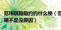 范玮琪隐隐约约什么梗(范玮琪这两年经常被嘲不是没原因)