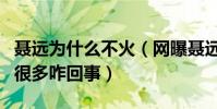 聂远为什么不火(网曝聂远出道多年影视作品很多咋回事)