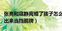 张亮和寇静离婚了孩子怎么办(网曝蓝台拉他出来当挡箭牌)