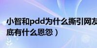小智和pdd为什么撕引网友关注(两人之间到底有什么恩怨)