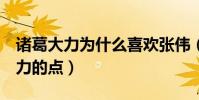 诸葛大力为什么喜欢张伟(6字道出他最有魅力的点)
