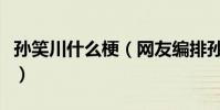 孙笑川什么梗(网友编排孙笑川的话原来如此)