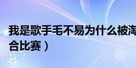我是歌手毛不易为什么被淘汰(一荤一素不适合比赛)