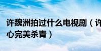 许魏洲拍过什么电视剧(许魏洲新剧仲夏满天心完美杀青)