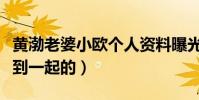 黄渤老婆小欧个人资料曝光(两个人是怎么走到一起的)