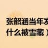 张韶涵当年发生了什么谁帮助了她（张韶涵为什么被雪藏）
