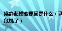 梁静茹婚变原因是什么(两人的婚姻早就出现危机了)