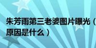 朱芳雨第三老婆图片曝光(朱芳雨与前妻离婚原因是什么)