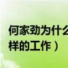 何家劲为什么没有结婚（何家劲现在在做什么样的工作）